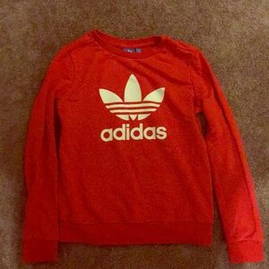 Nearly Brand New Red Adidas Sweatshirt